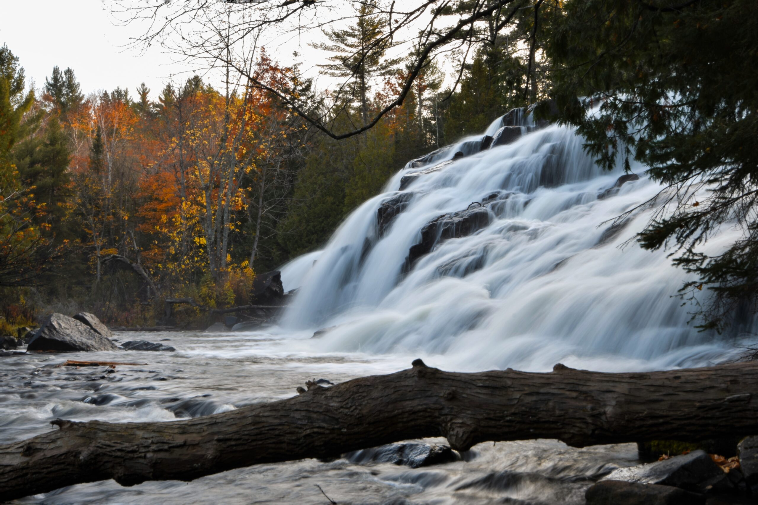 bond falls ontonagon county michigan autumn fall