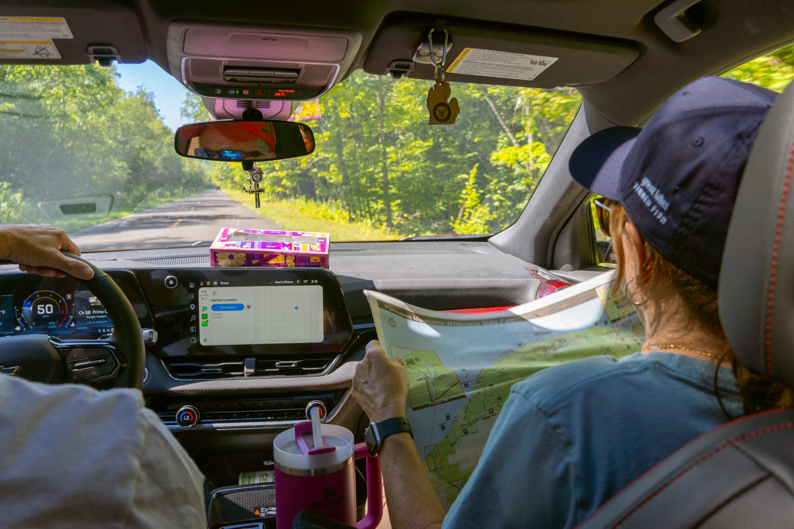 car road trip summer porcupine mountains ontonagon michigan