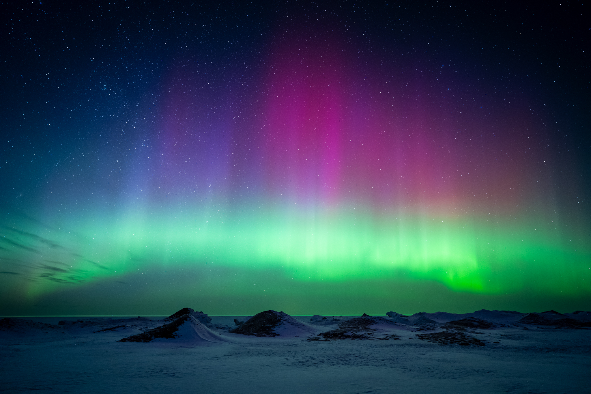 northern lights ontonagon michigan lake superior