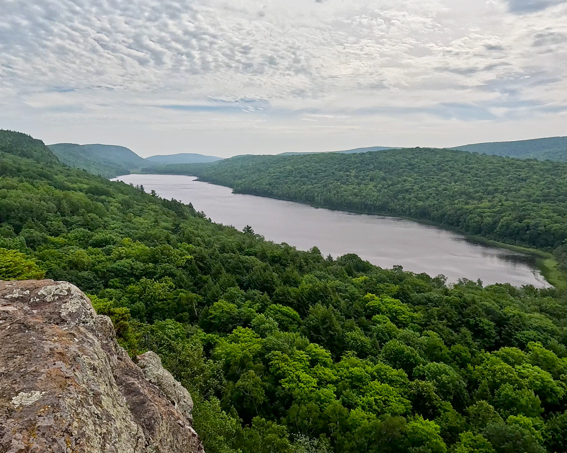 porcupine mountains lake of the clouds summer